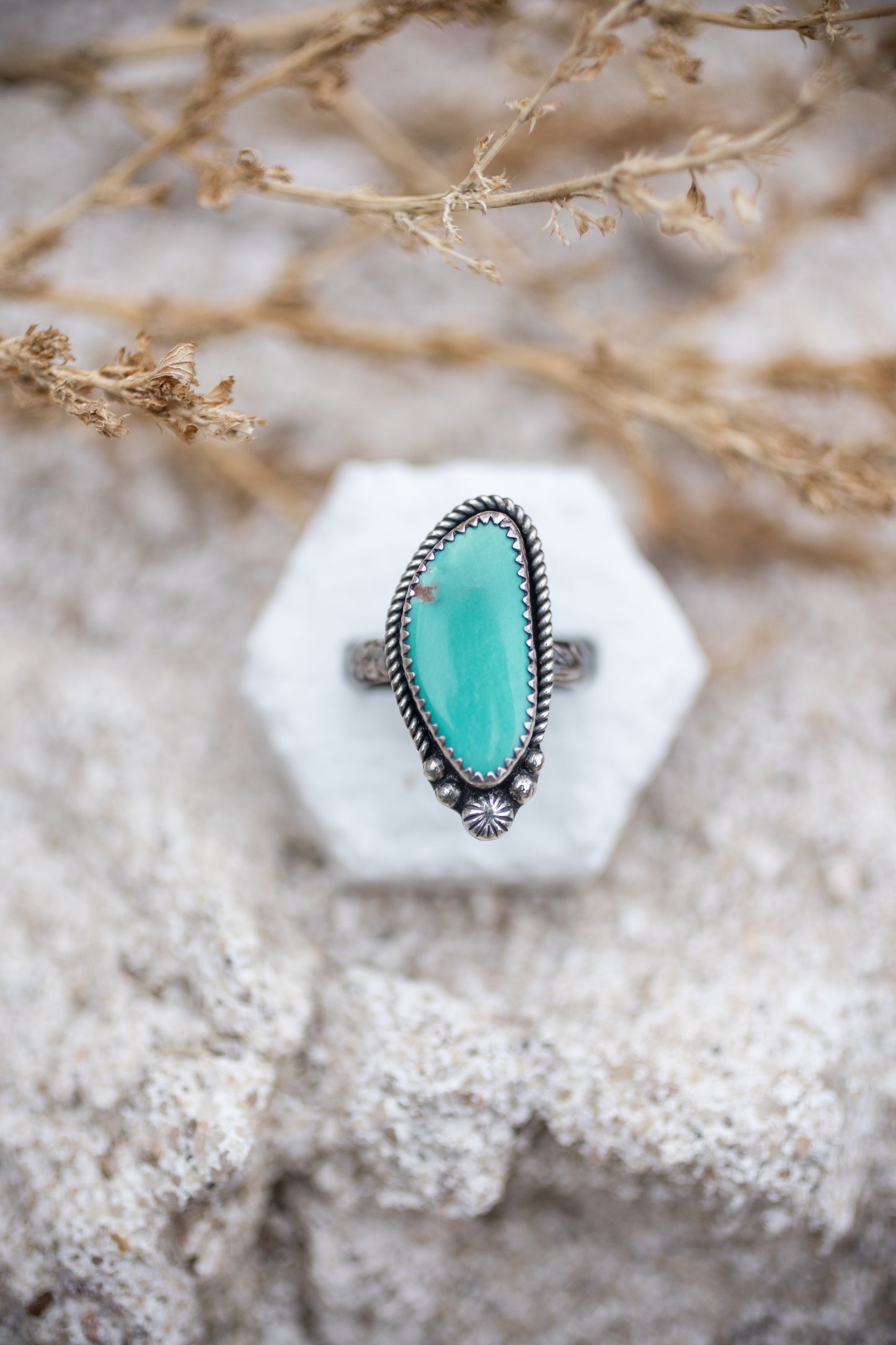 Kingman Turquoise Ring | Size 10
