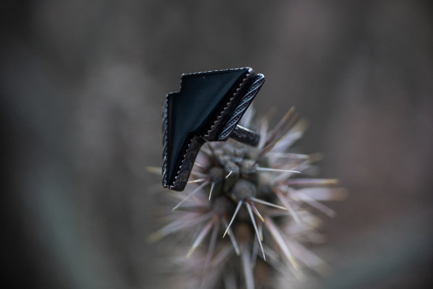 Jet Bolt Ring | Size 7.75