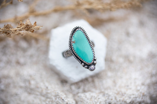 Kingman Turquoise Ring | Size 10