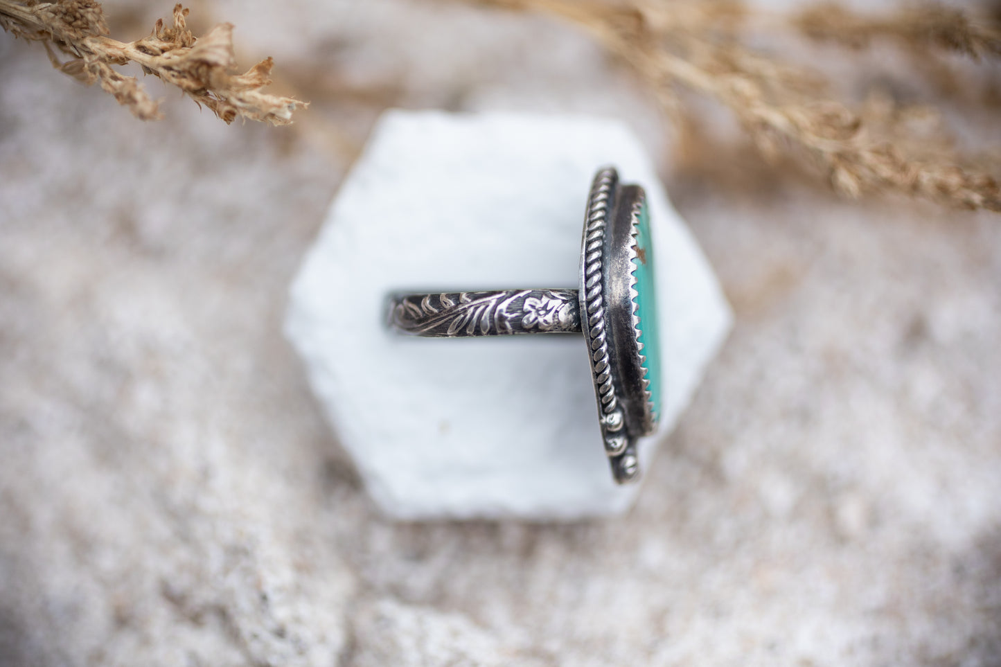Kingman Turquoise Ring | Size 10